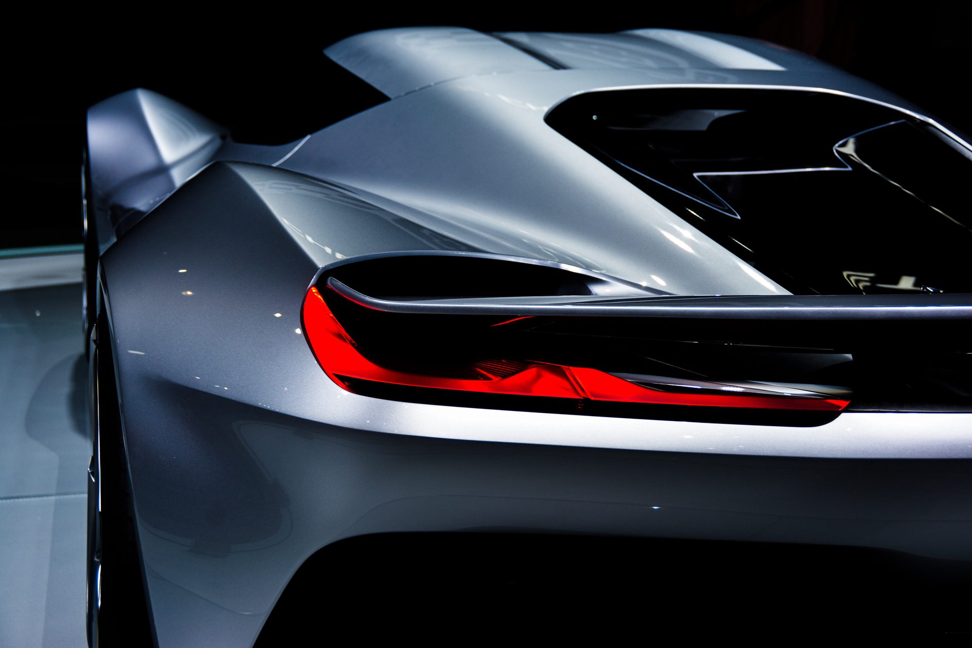 Concept car — tail light sculpture