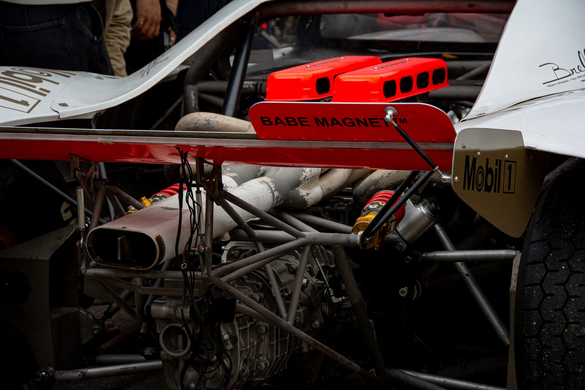 Race car — engine bay